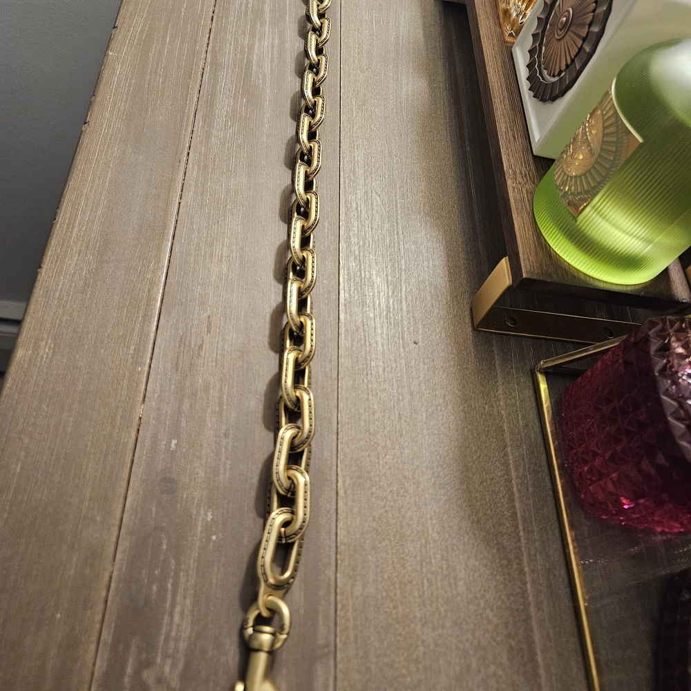 Coach Gold Chain Strap - Picture 2 of 5